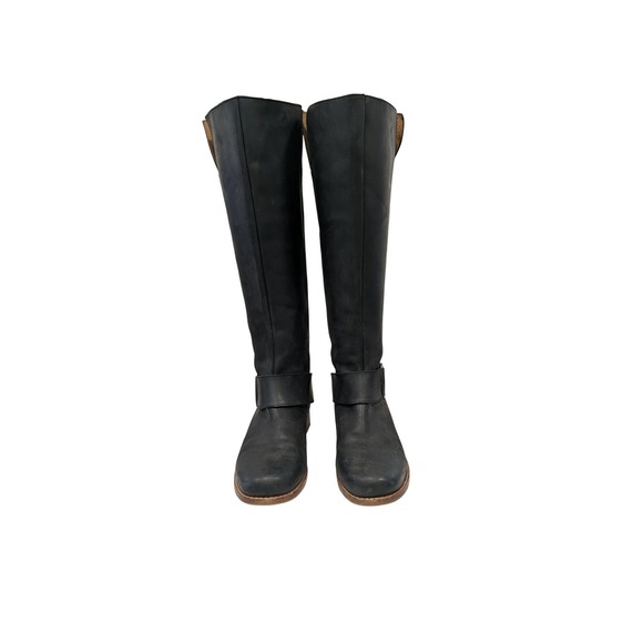 OluKai Holo Lio II Black Leather Side Zip Tall Boots US 8.5 EUR 38.5 - Picture 3 of 12